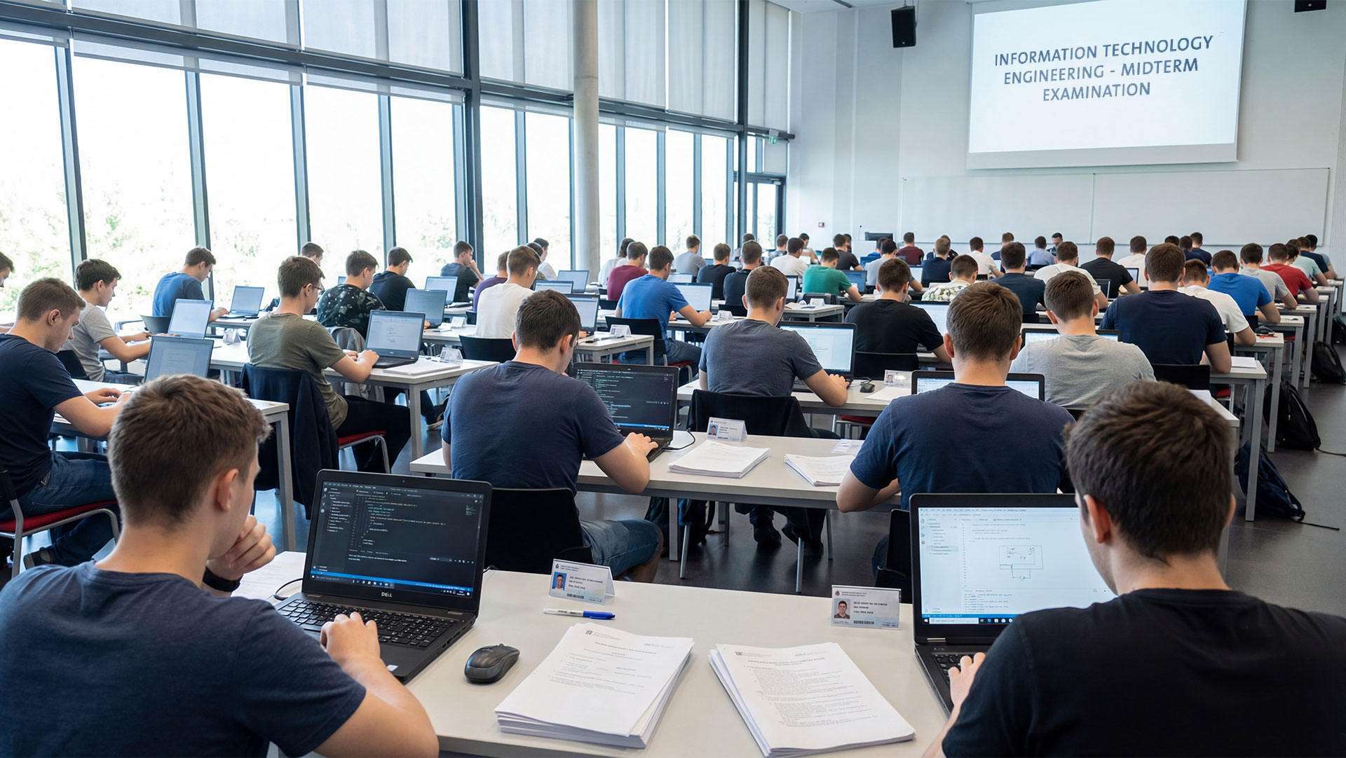 The Start of Midterm Examinations for the Bachelor of Information Technology Engineering Program.